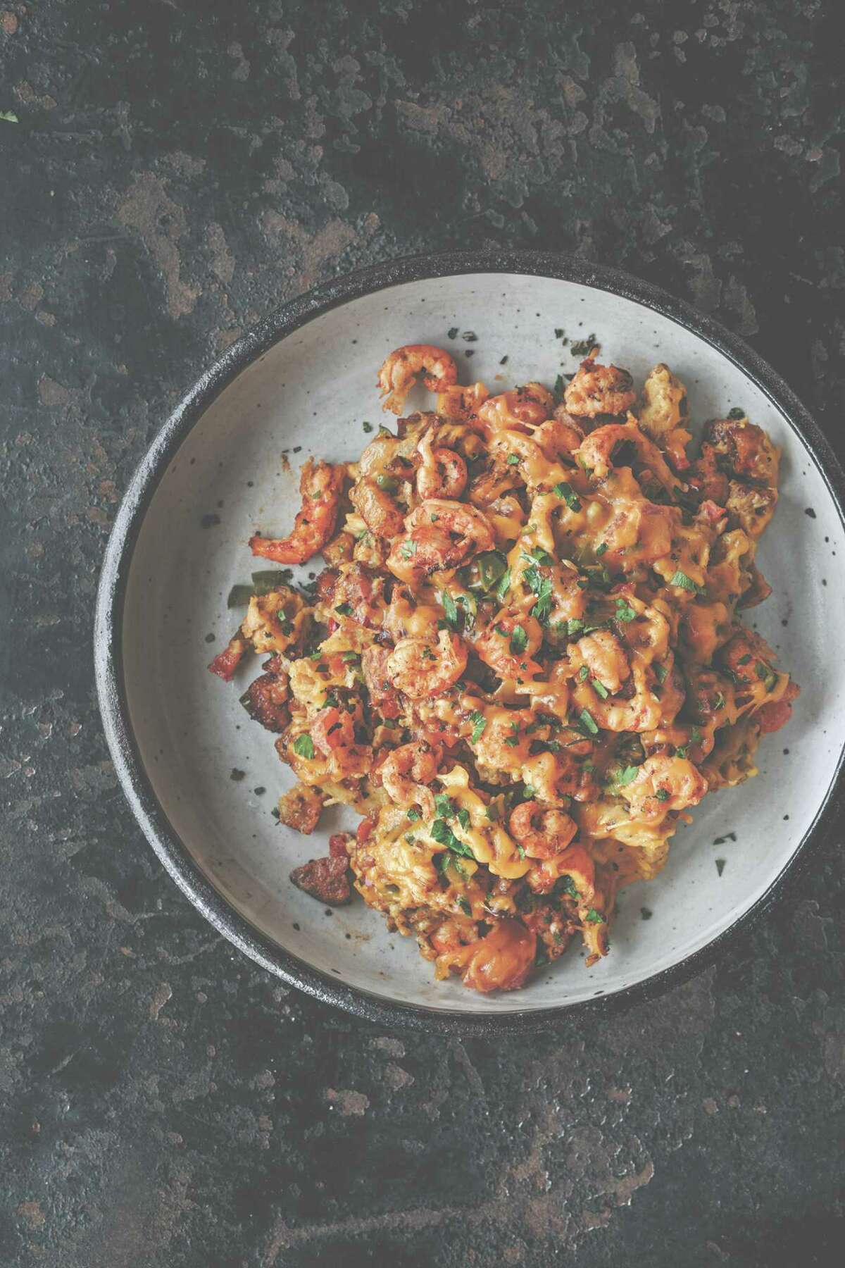 "Big Bad Breakfast: The Most Important Book of the Day" by John Currence showcases dishes such as this Creole Skillet Scramble.