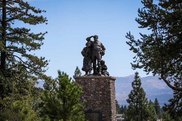 The Donner party memorial is seen at Donner Memorial State Park, in Truckee, California, on Friday, Sept. 2, 2016.
