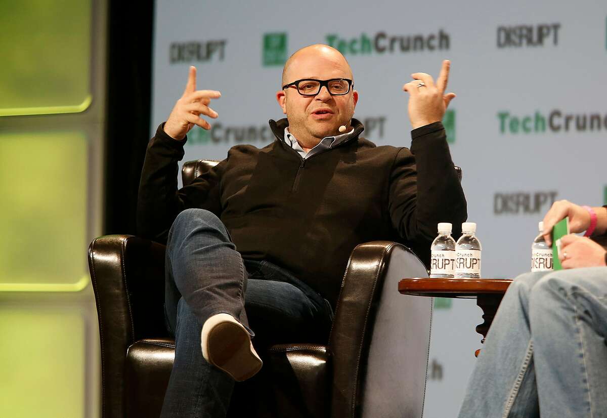 Twilio CEO Jeff Lawson speaks at a tech conference in 2016. His company withdrew services from Parler, an app used to plan the Capitol riot.