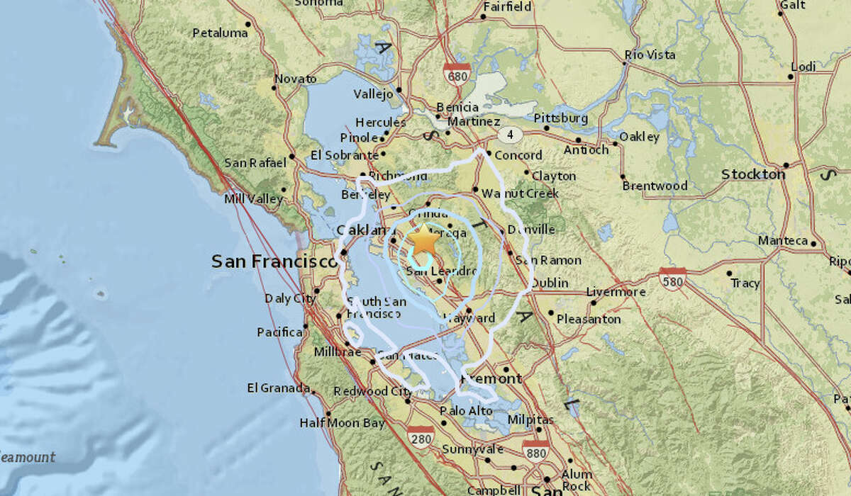 A magnitude 3.5 earthquake struck at 12:50 am this morning one mile east, southeast of Piedmont, California.