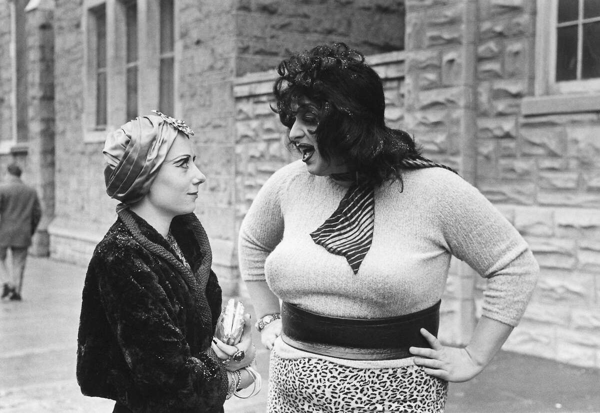 Divine as Lady Divine and Mink Stole as Mink in John Waters� �Multipile Maniacs� (1970).