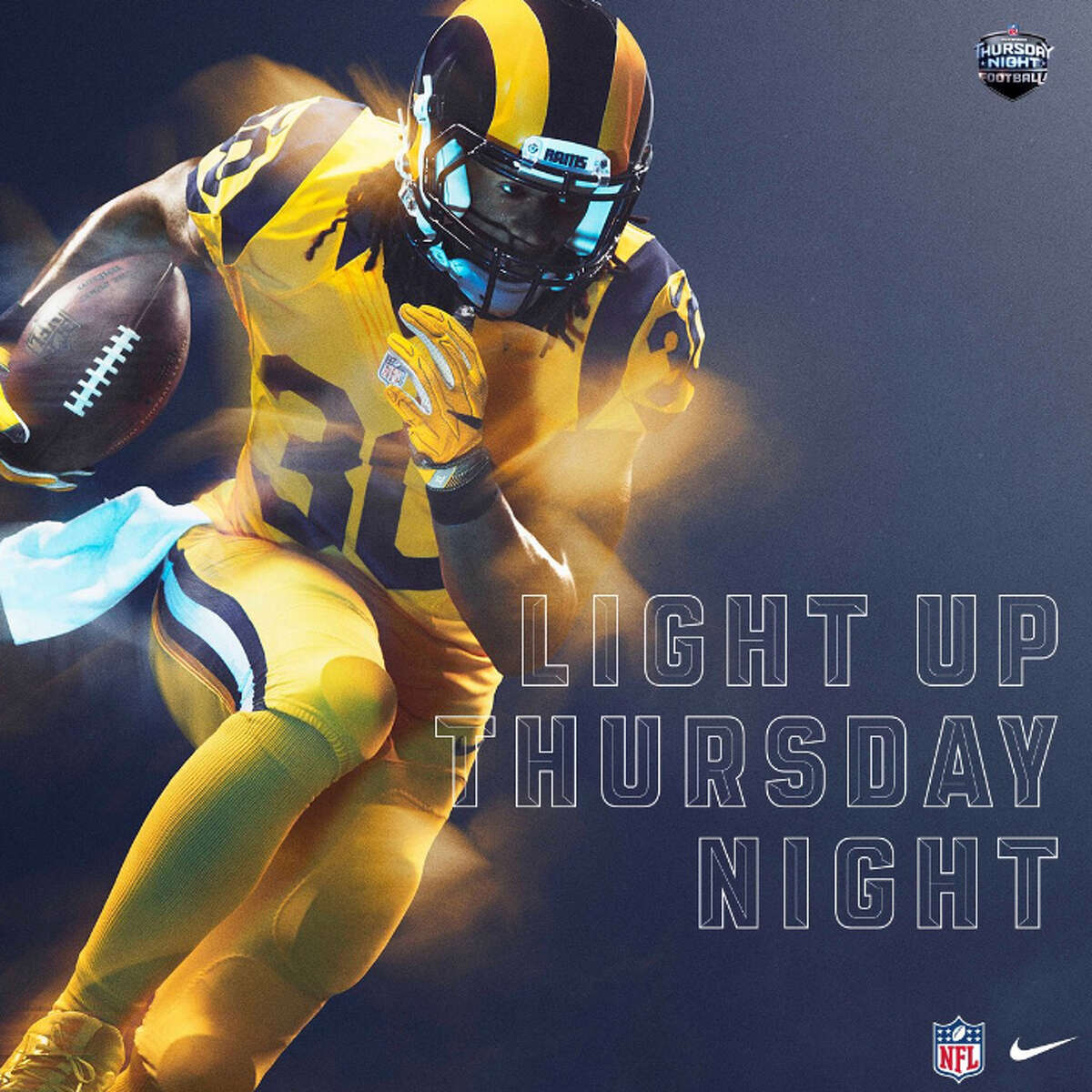 Rams will wear Color Rush uniforms vs. 49ers on Thursday night