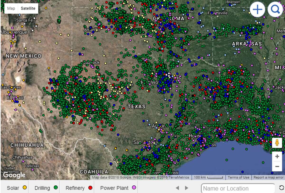 How many oil fields are actually in Houston?