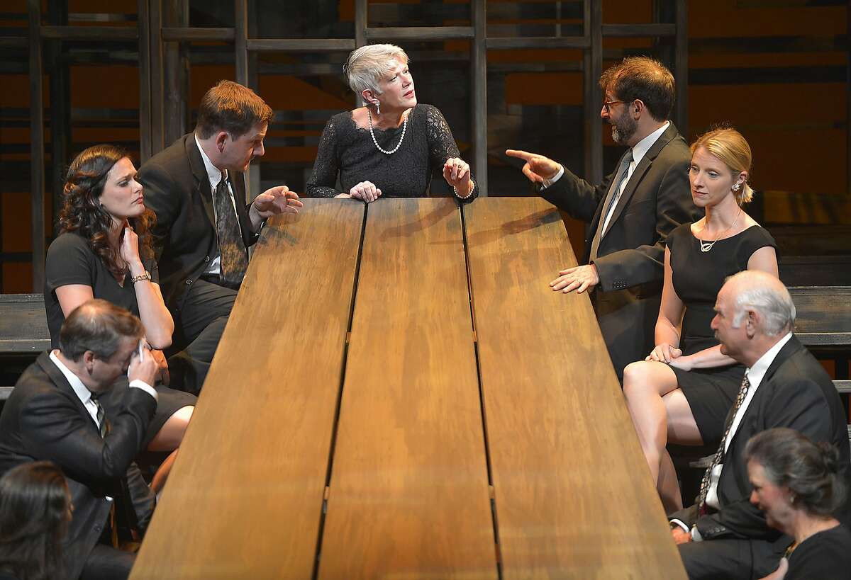 The Weston Family gathers for a meal in Marin Theatre Company's "August: Osage County,"