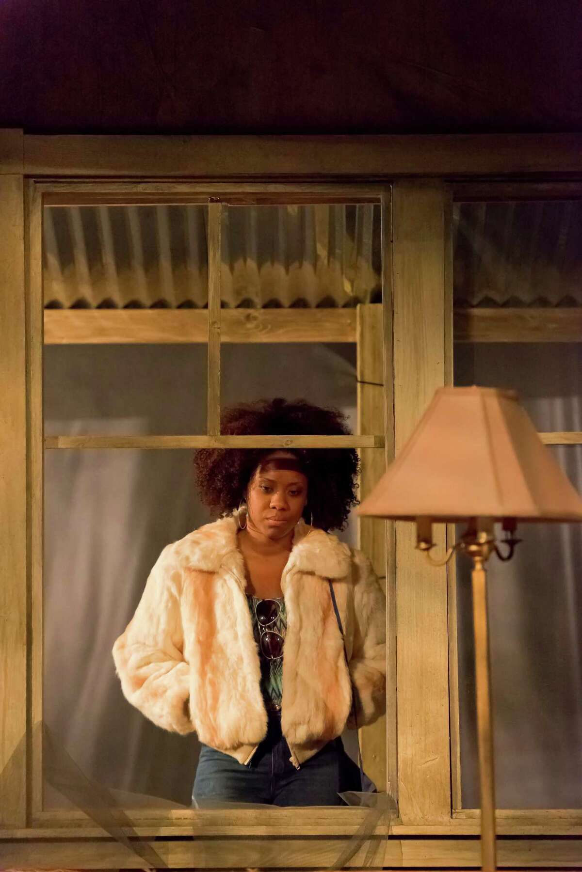 Candice D'Meza as out-of-towner Shelly in Sam Shepard's "Buried Child," produced by the Catastrophic Theatre.