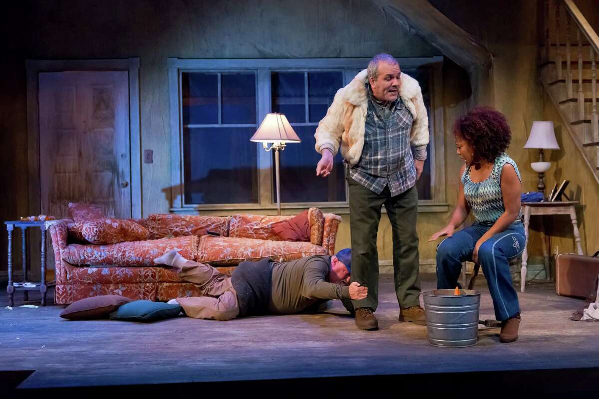 ﻿Rutherford Cravens, from left, Greg Dean and Candice D'Meza are featured in "Buried Child."