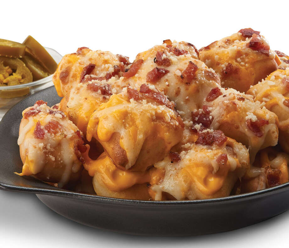 Loading Up On Cheesy Bacon Goodness Of Crazy Bread Bites Houston