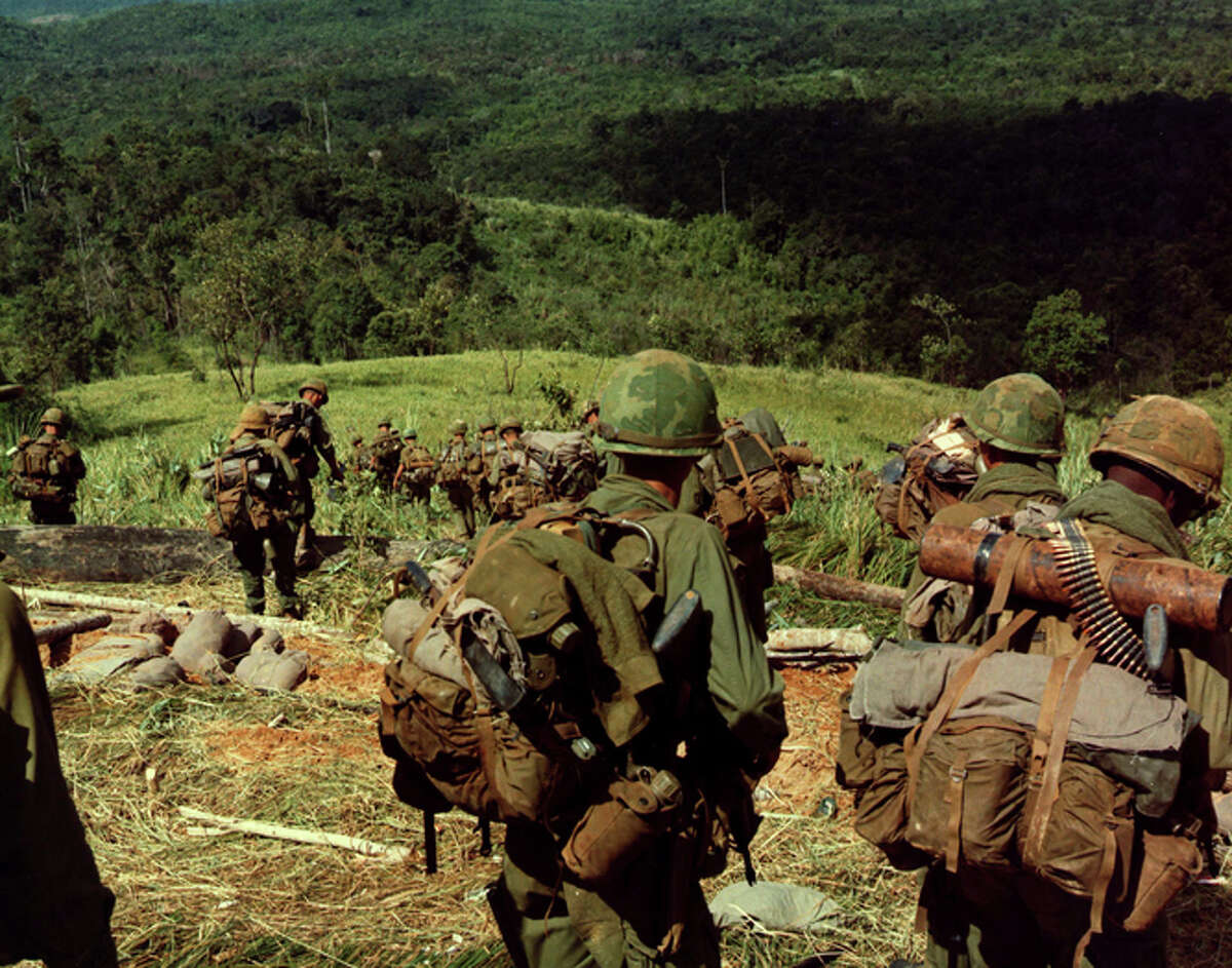 Finnis D. McCleery - Vietnam War Date and place: Quang Tin province, Republic of Vietnam, 14 May 1968. Actions: "McCleery led his men up the hill and across an open area to close with the enemy, his platoon and other friendly elements were pinned down ... McCleery rose from his sheltered position and began a l-man assault on the bunker complex. With extraordinary courage, he moved across 60 meters of open ground as bullets struck all around him and rockets and grenades literally exploded at his feet. As he came within 30 meters of the key enemy bunker, p/Sgt. McCleery began firing furiously from the hip and throwing hand grenades. At this point in his assault, he was painfully wounded by shrapnel, but, with complete disregard for his wound, he continued his advance on the key bunker and killed all of its occupants."