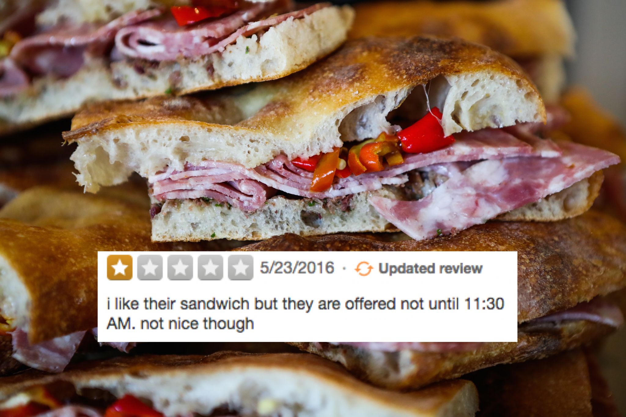 Onestar Yelp reviews of San Francisco restaurants