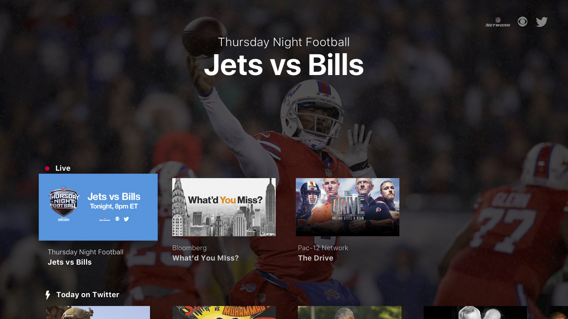 New Twitter app streams NFL games and other sports