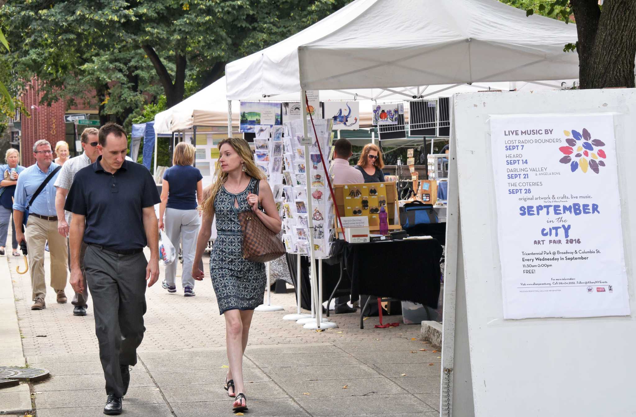 September in the City Art Fair on Wednesdays