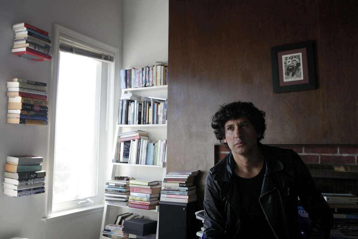 Mauro Javier Cardenas at his apartment in San Francisco, California on Wednesday, September 14, 2016. Cardenas' first novel, "The Revolutionaries Try Again," is set both in San Francisco and his native Ecuador.
