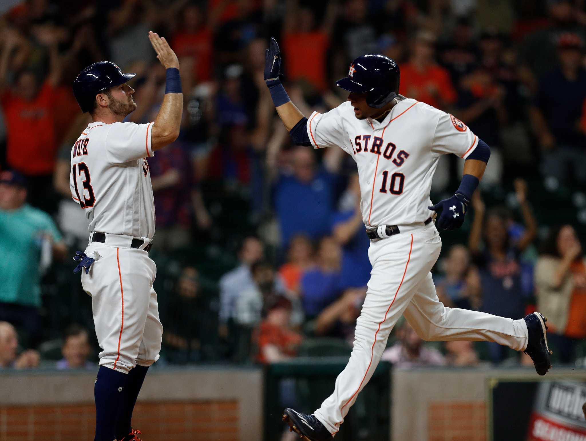 Carlos Gomez says Astros fans threw a lime and a baseball at him - NBC  Sports