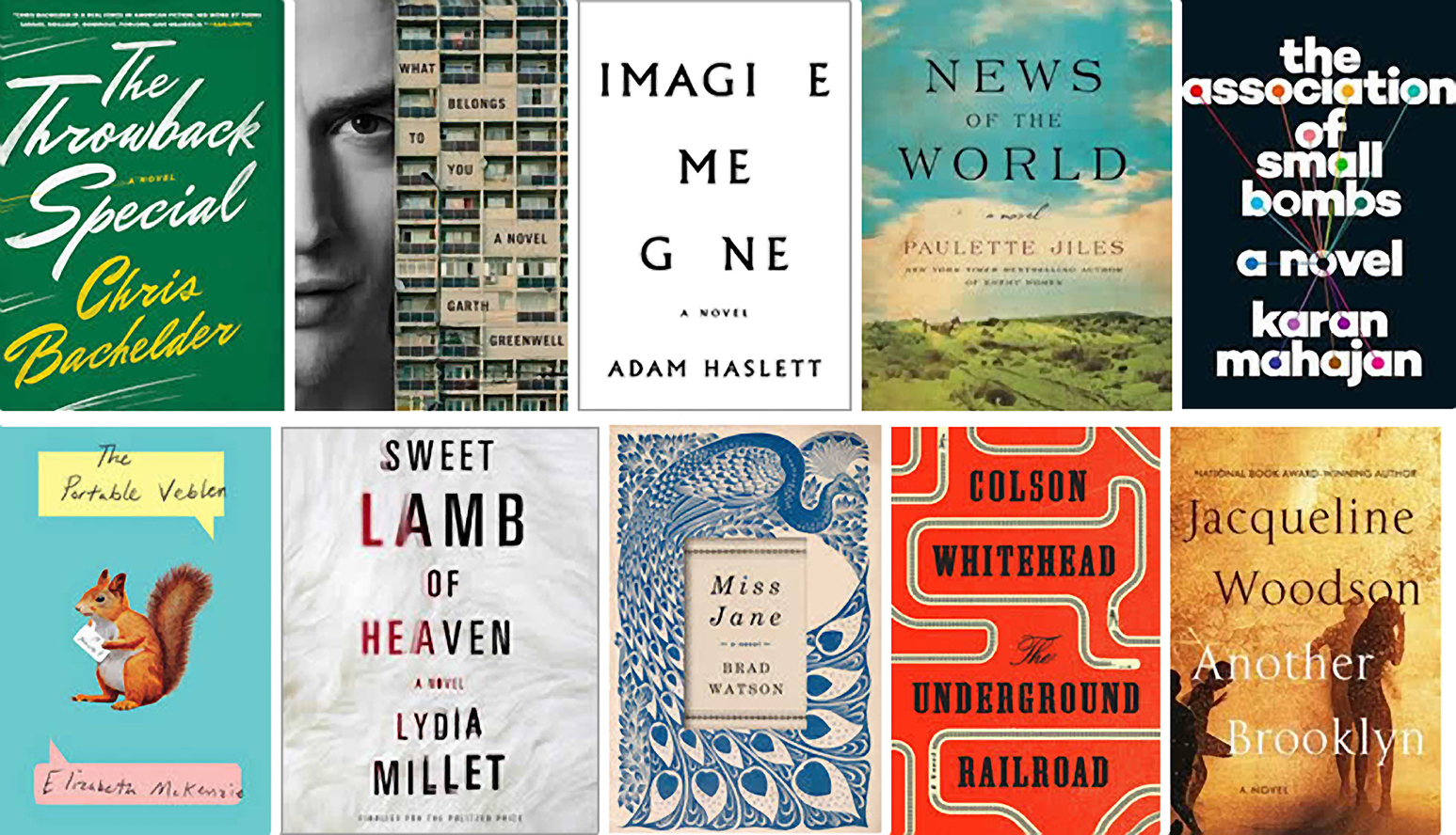 10 novels named contenders for National Book Award for fiction