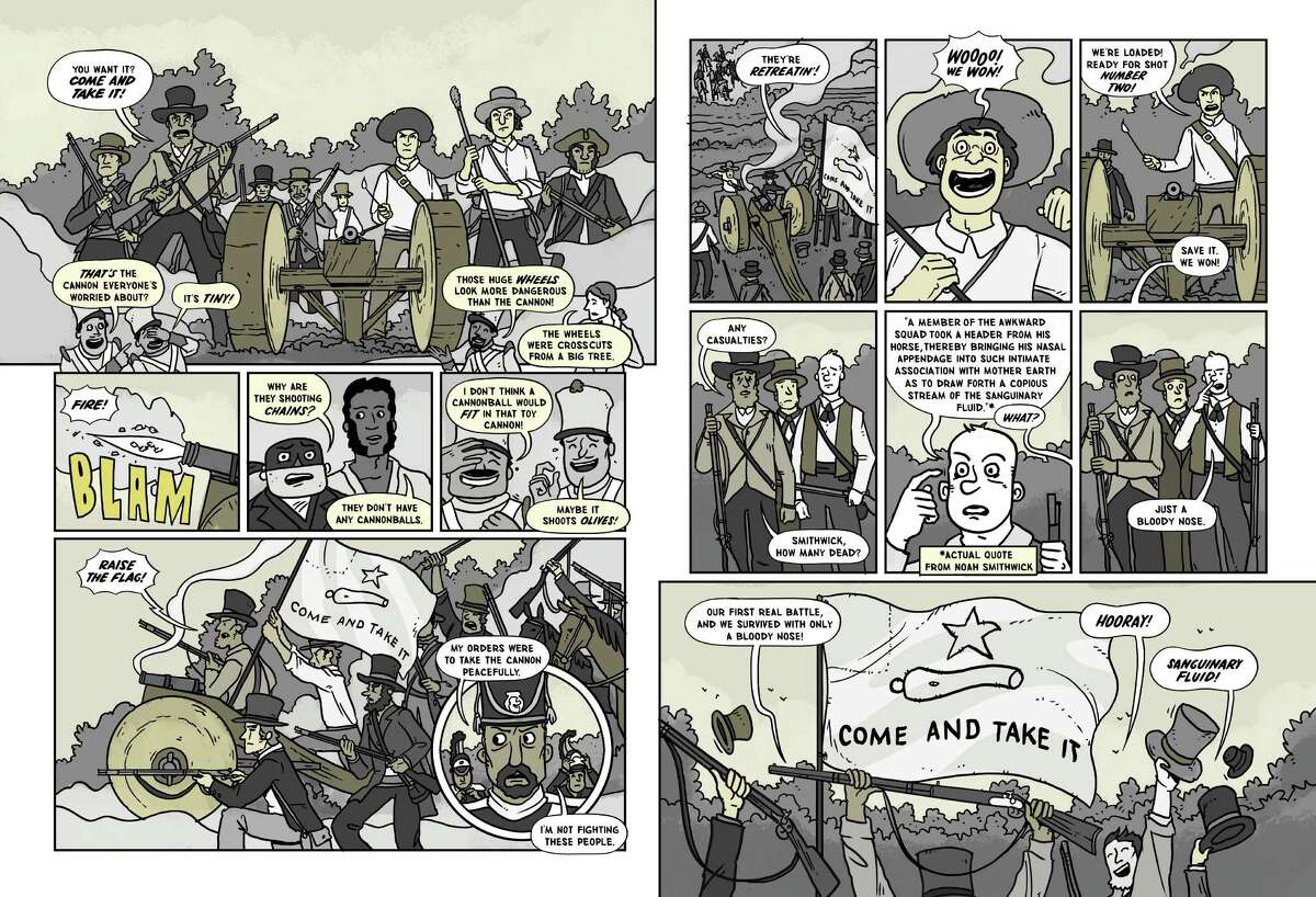 Nathan Hale's graphic novel "Alamo All Stars" tells the story of the fight for Texas' independence.