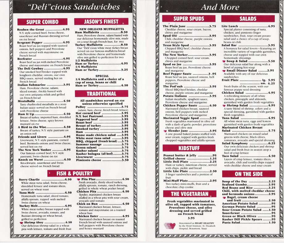 Jason's Deli to revive original 1976 menu to celebrate 40 years