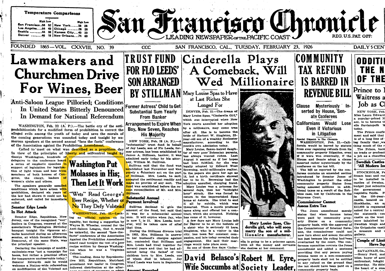 Why The San Francisco Chronicle Ran A Homebrew Recipe On Its Front Page