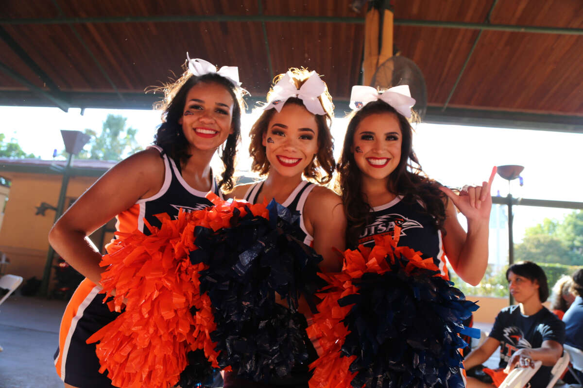 Fans were in high spirits before the start of the UTSA Arizona State game Friday at the Alamodome Sept. 16, 2016.