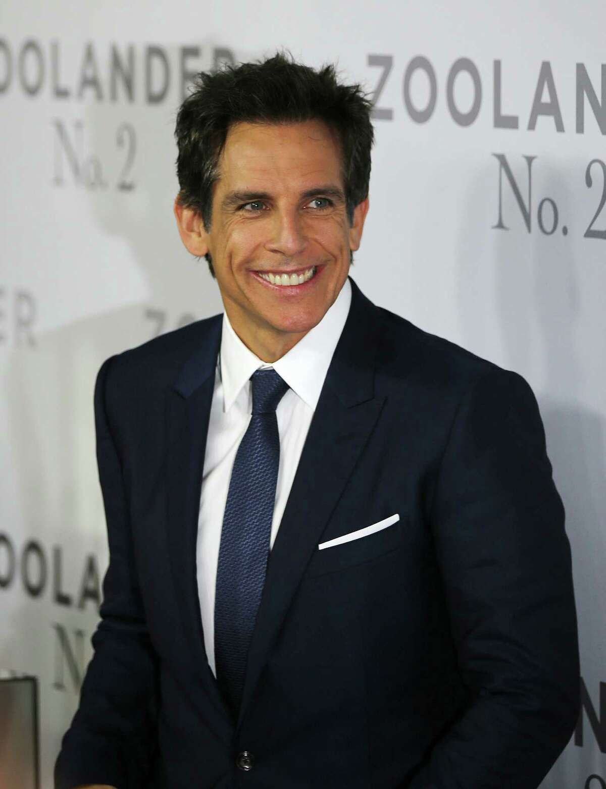File- This jan. 26, 2016, file photo shows Actor Ben Stiller arriving at the premier of "Zoolander No2" in Sydney, Australia. Stiller and supermodel Alek Wek are standing with refugees. Stiller and Wek visited the U.N. General Assembly on Friday, Sept. 16, 2016, to present Secretary-General Ban Ki-moon with a petition bearing over 1.3 million signatures, calling on governments to act with solidarity and shared responsibility for the world's 21.3 million refugees. (AP Photo/Rob Griffith, File) ORG XMIT: NY123