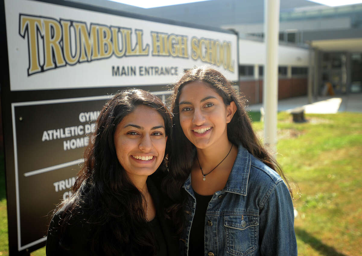Sisters Isha, left, and Evani Dalal, who are Trumbull High School students, are using the group Voice to push legislation that helps students in the state. The goal this year is to help increase literacy rates and to reduce the achievement gap between poor and wealthy schools.