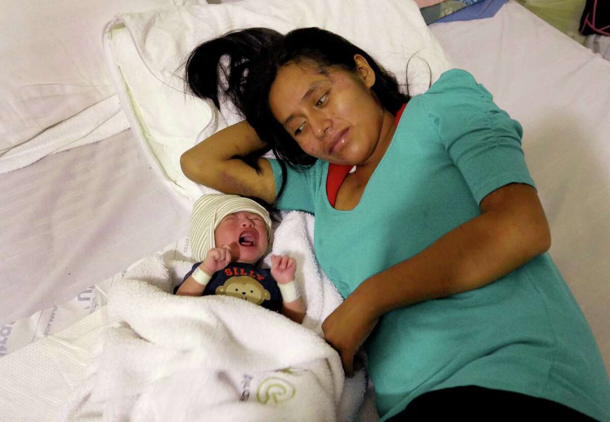 Candelaria Gutierrez Velazquez, 23, was among those injured in the crash. After the accident, doctors performed an emergency cesarean section to save her child, Jose Salvador.