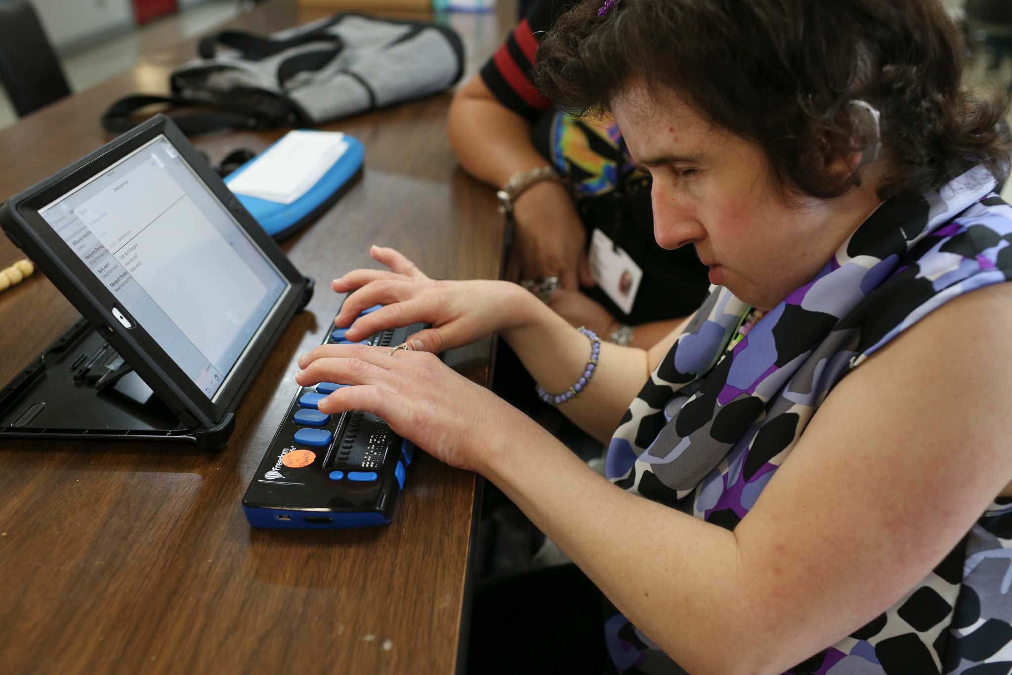 Help came just in time for those who are blind and deaf in San Antonio