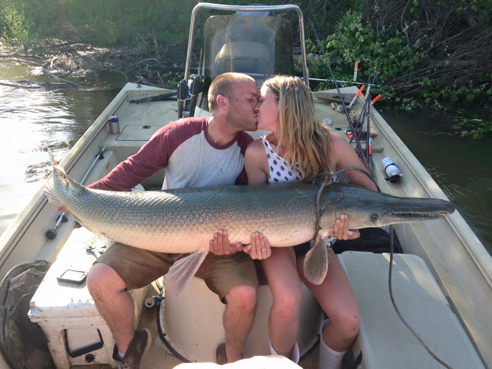 Texas gar fisherman has amassed worldwide attention, records for