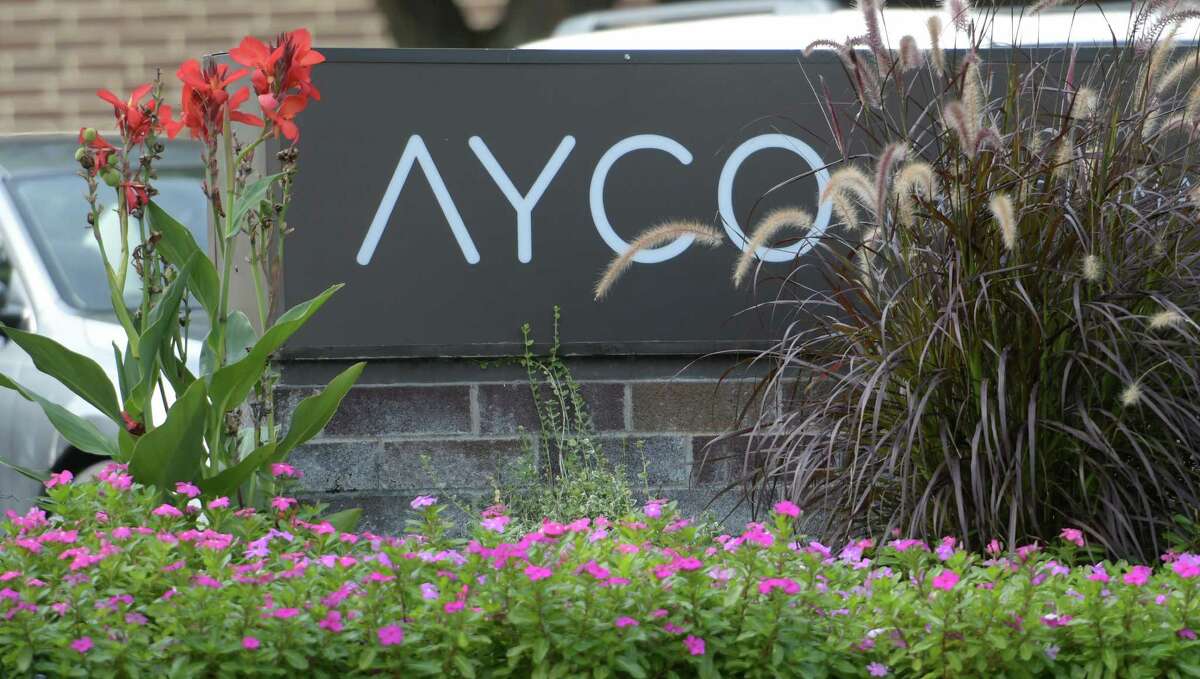 The Ayco logo in front of 1 Wall Street Wednesday Sept. 21 2016 in Colonie, N.Y. (Skip Dickstein/Times Union)
