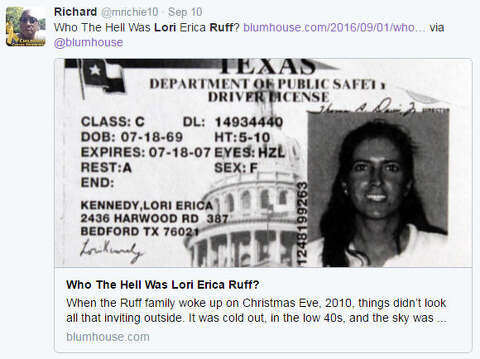 Lor Ray Ruff Pearson Mystery woman: After 30 years and a suicide, Lori Ruff's real identity ...