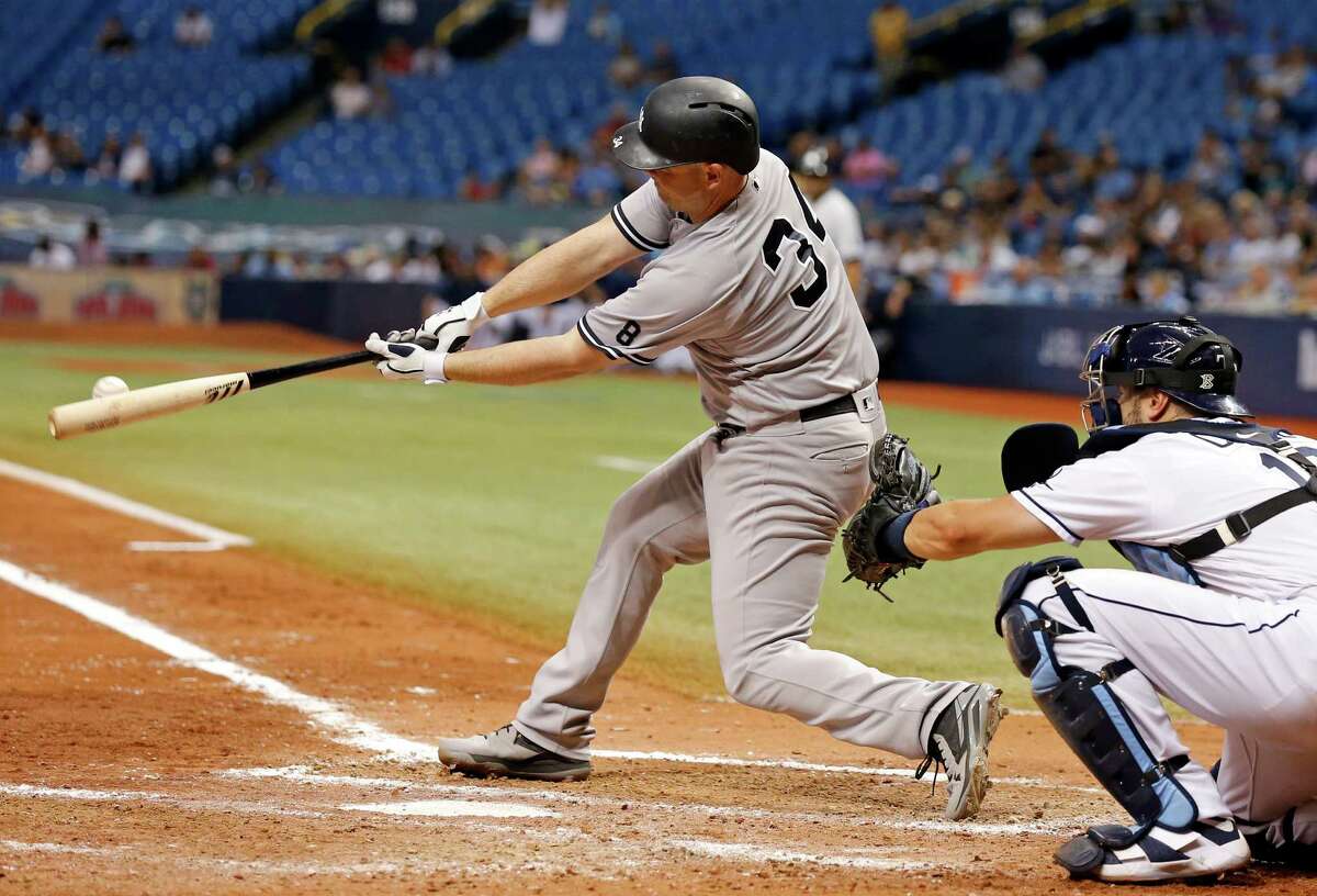 New York Yankees Brian McCann (34) during a game against the