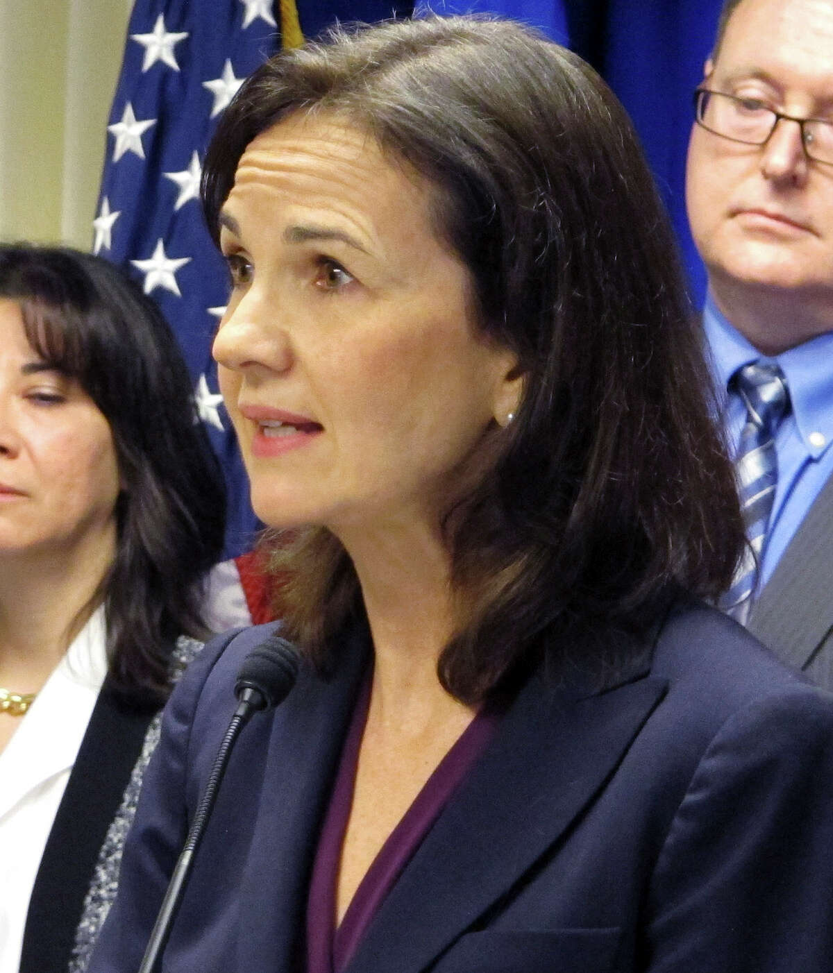 U.S. Attorney Deirdre Daly in February 2015 in New Haven, Conn. (AP Photo/Dave Collins)