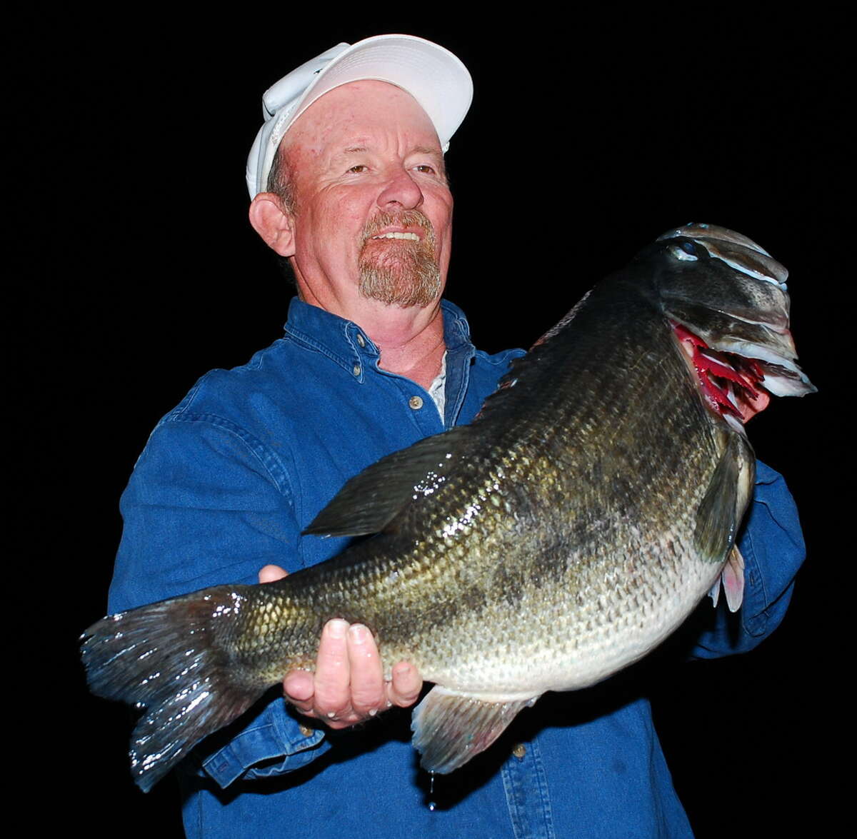 Photos of the biggest largemouth bass in Texas