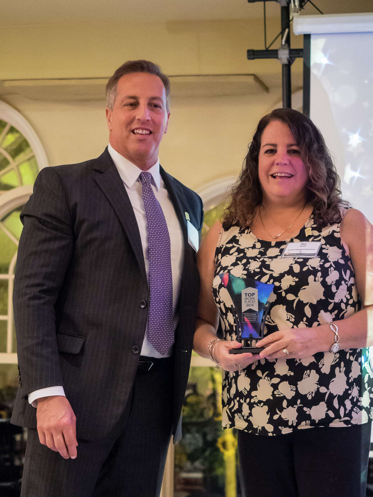 The Hearst Connecticut Media Group recognized its 2016 Top Workplaces recipients at a gala celebration Thursday, September 22, 2016 at The Waterview in Monroe, CT. The 50 Top Workplace winners representing small, medium and large-sized businesses were chosen based on employee surveys.