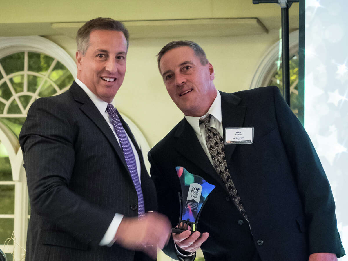 The Hearst Connecticut Media Group recognized its 2016 Top Workplaces recipients at a gala celebration Thursday, September 22, 2016 at The Waterview in Monroe, CT. The 50 Top Workplace winners representing small, medium and large-sized businesses were chosen based on employee surveys.