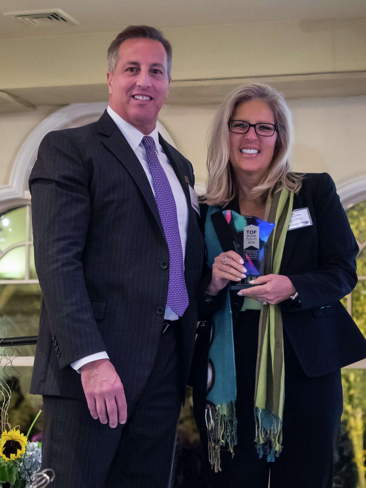 The Hearst Connecticut Media Group recognized its 2016 Top Workplaces recipients at a gala celebration Thursday, September 22, 2016 at The Waterview in Monroe, CT. The 50 Top Workplace winners representing small, medium and large-sized businesses were chosen based on employee surveys.