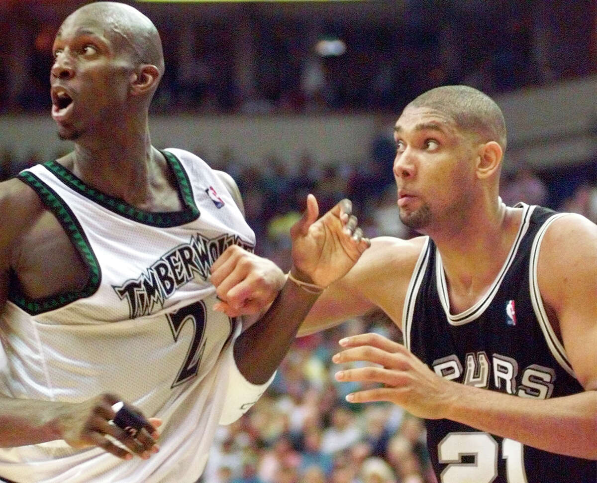 Kevin Garnett eventually quit talking trash to Tim Duncan because San Antonio's 5-time champion wouldn't react.