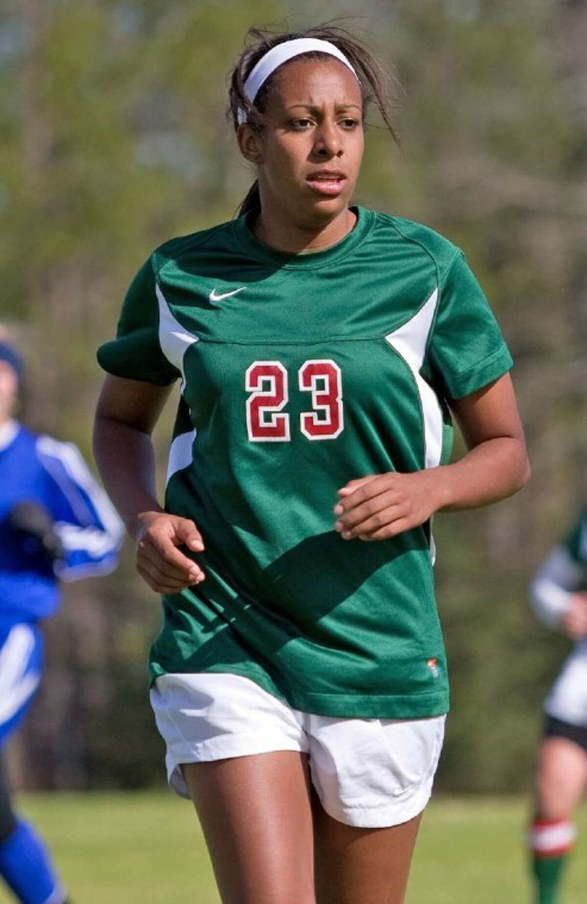 The Woodlands senior defender Lexi Ricketts played her first high school game in almost a year last Thursday, when the Lady Highlanders topped Cypress Creek 3-1 in their opener at the Lady Highlander Invitational.