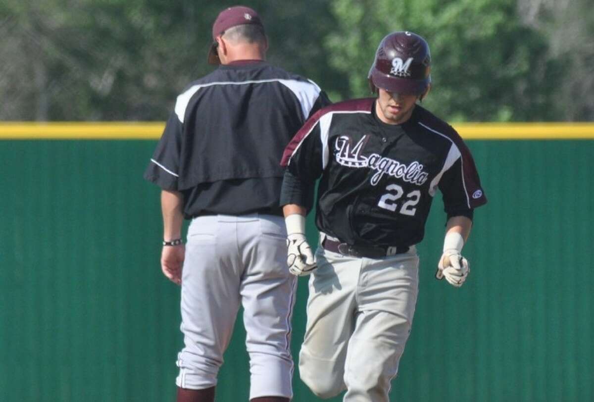 Magnolia's Justin Hickman was a unanimous first-team catcher selection on the All-District 17-4A all-district teams released recently.