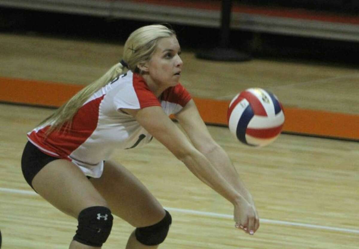 The Woodlands senior libero Kelly Quinn won her second straight Montgomery County Defensive Most Valuable Player award last season.