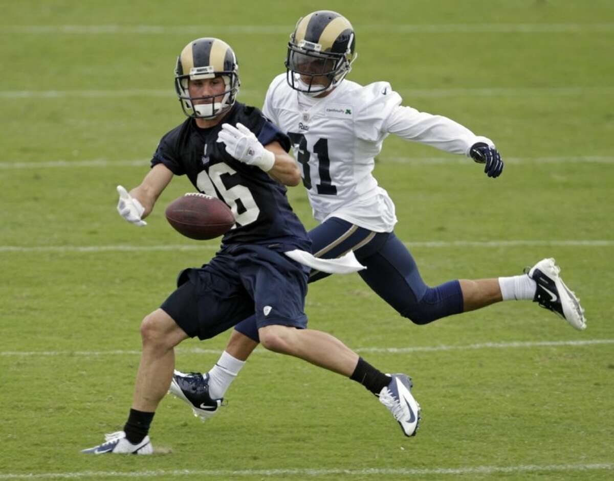 St. Louis Rams wide receiver Brandon Gibson (11) is seen before