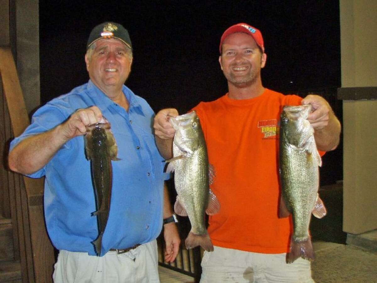 Chris Brasher and Richard Pritchard won the Conroe Bass Tuesday Night Tournament on Aug. 14 with a stringer weight of 8.07 pounds.