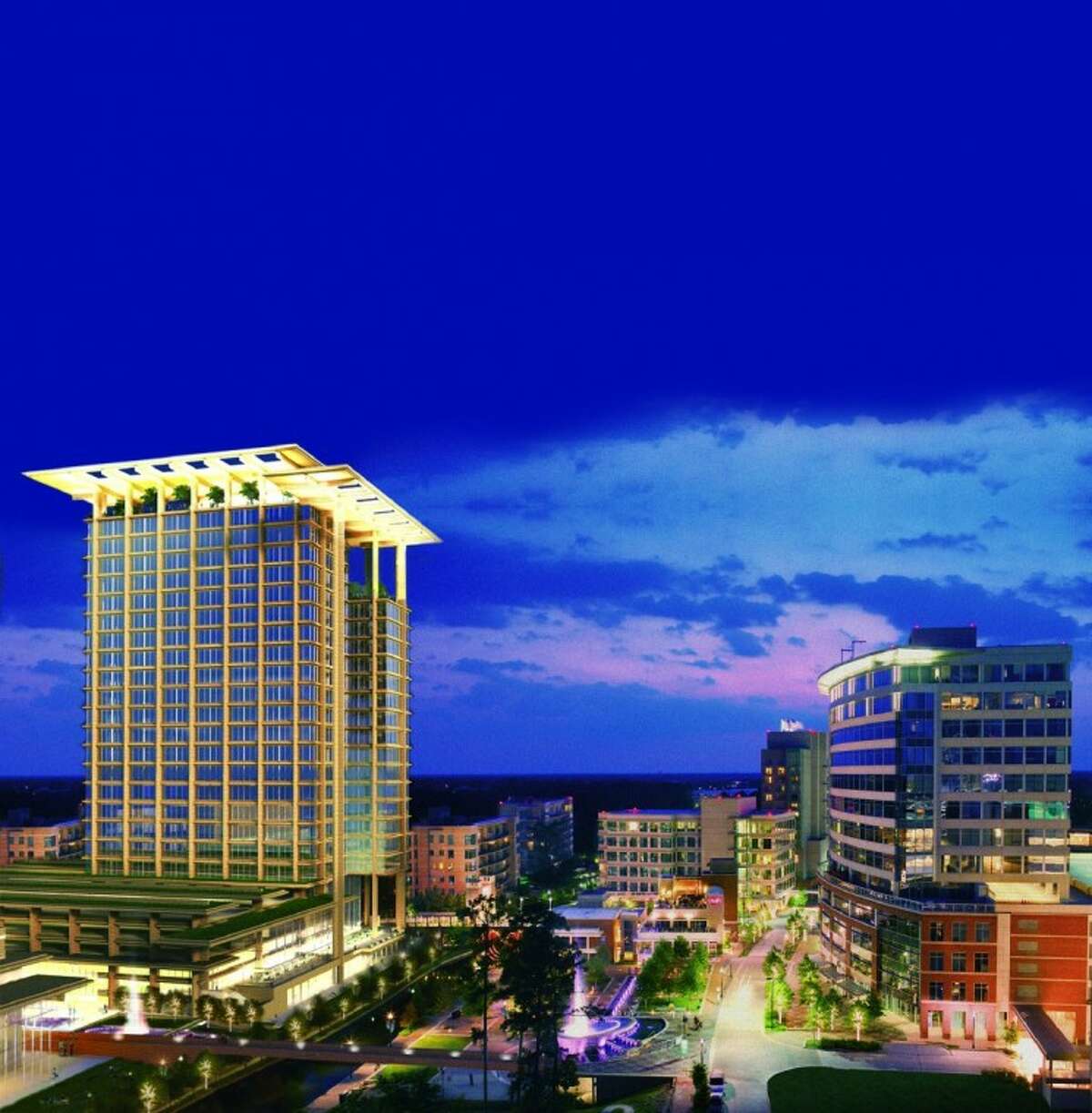 The Woodlands Development Company is now marketing a 20 story building at 10 Waterway Ave. The office building will be with tallest on the Waterway and span 500,000 square feet.