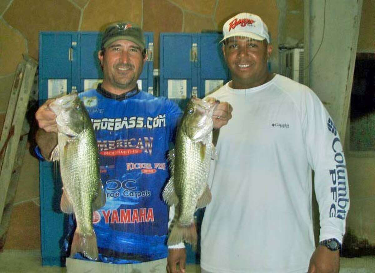 Robert Baney and Rondell Joseph finished fourth in the Conroe Bass Tuesday Night Tournament with a stringer weight of 5.63 pounds.