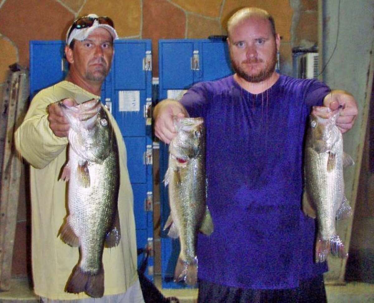Tommy Dunn and Scott Middleton finished second in the Conroe Bass Tuesday Night Tournament with a stringer weight of 10.08 pounds.