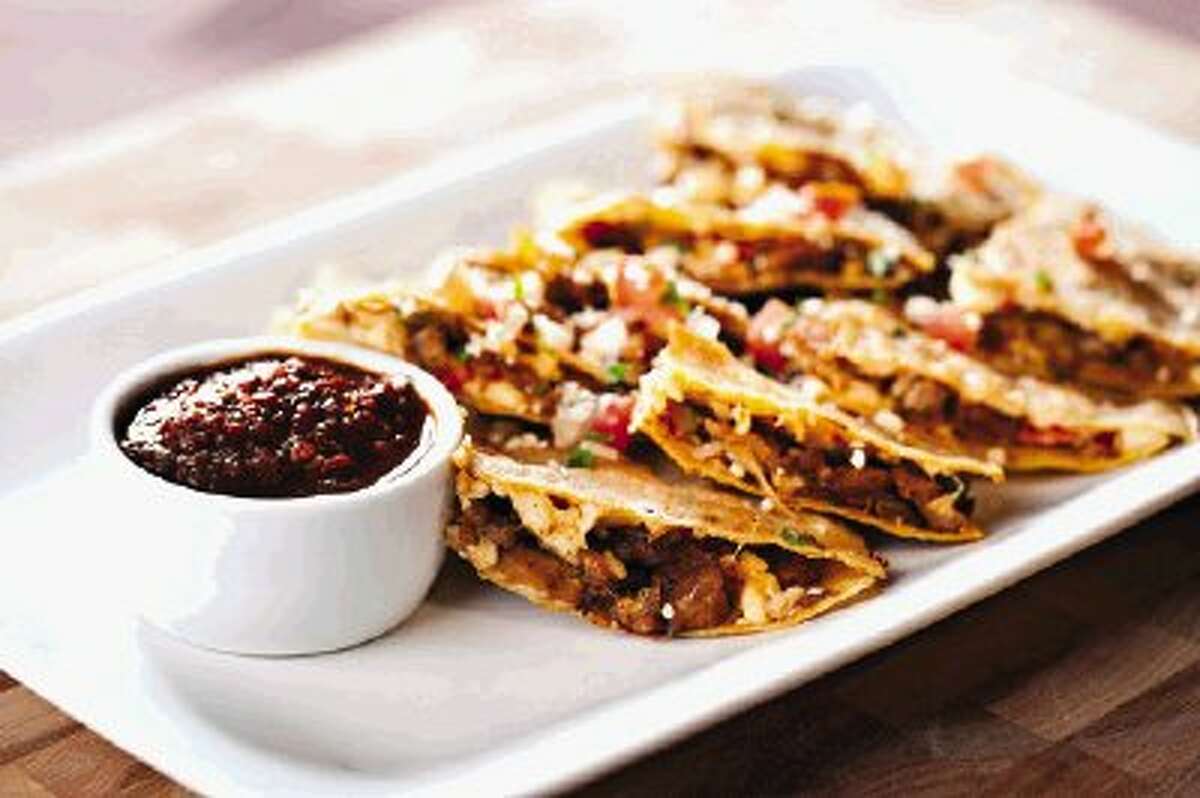 Pork quesadillas at Perry’s. If you happen to run into Brad there, don’t expect him to share.