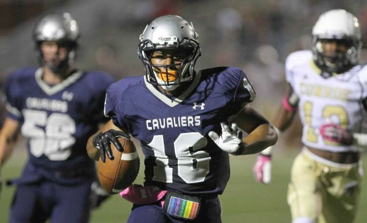 Running back Nicholas Black and the College Park Cavaliers visit A&M Consolidated on Friday night.