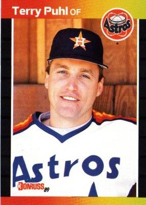 1987 Astros Mother's #7 Terry Puhl - NM-MT