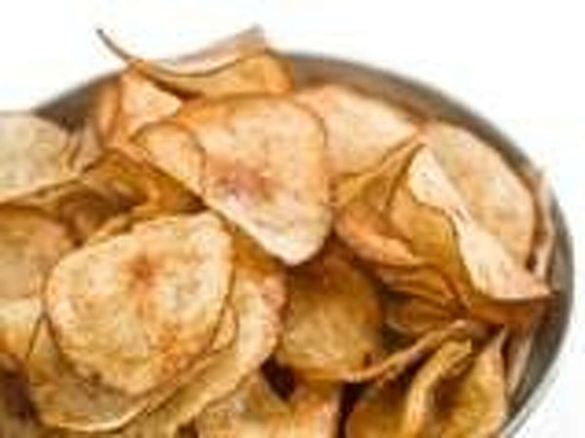 Microwave Herb Potato Chips