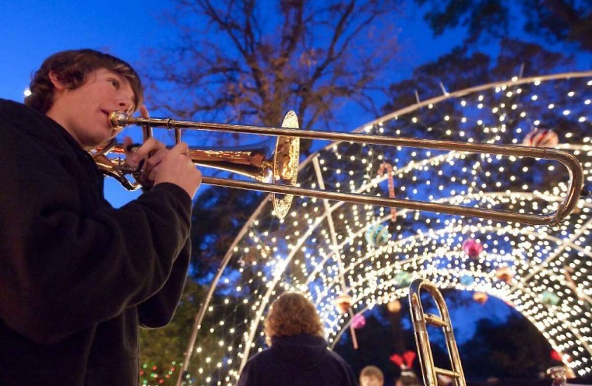 Riley Giampaolo, 17, senior at Oak Ridge High School and a member of Houston Youth Symphony, will perform for his fourth time during the annual “Bad Bob’s Christmas Bash on the Lawn” set Dec. 21 at the Conroe home of Bob and Barbara Price, 103 South Delmont. Festivities begin at 6 p.m. The prestigious Jazz Connection and dozens of musicians of all ages will perform. The public is invited and attendees should provide their own lawn chairs and blankets to enjoy the free concert. Non-perishable food will be accepted for the county food bank.
