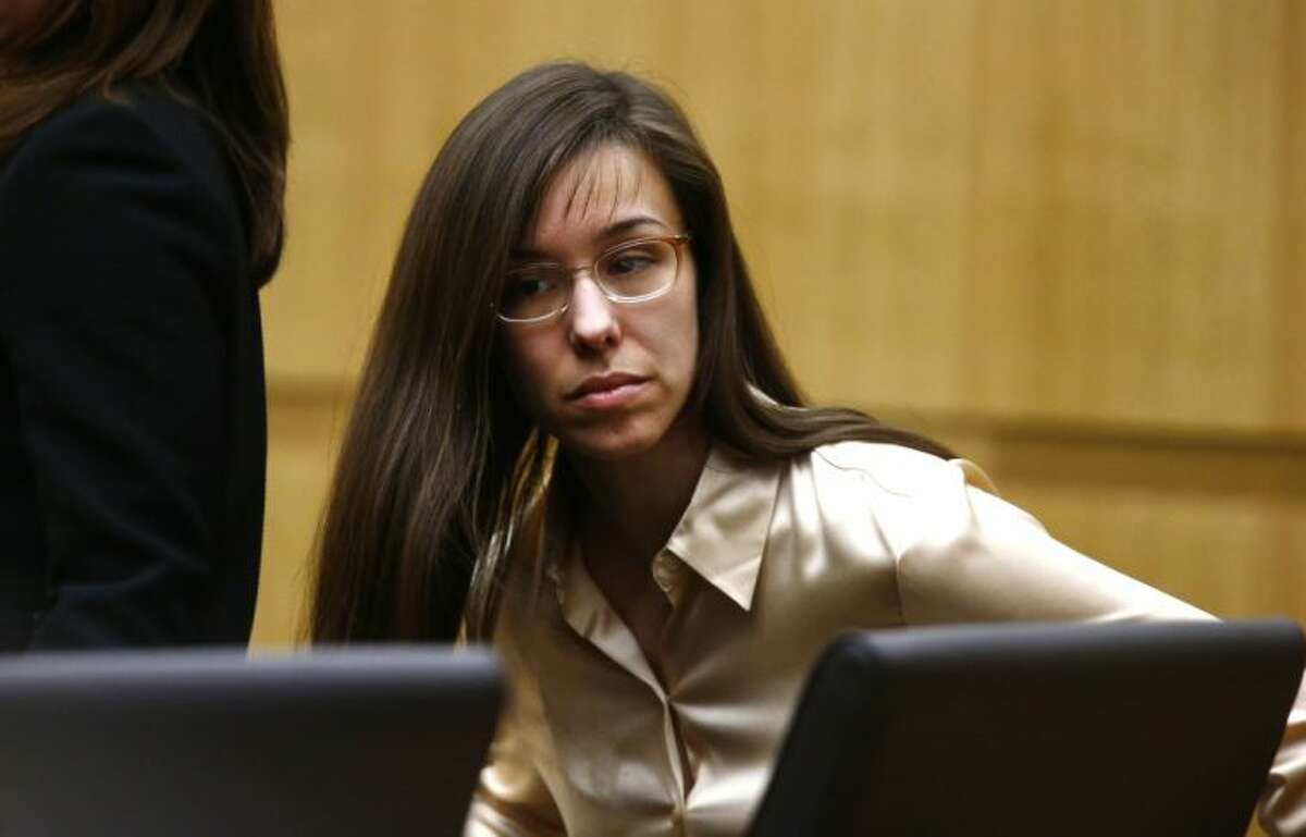 Jodi Arias appears for the sentencing phase of her trial at Maricopa County Superior Court in Phoenix Wednesday.